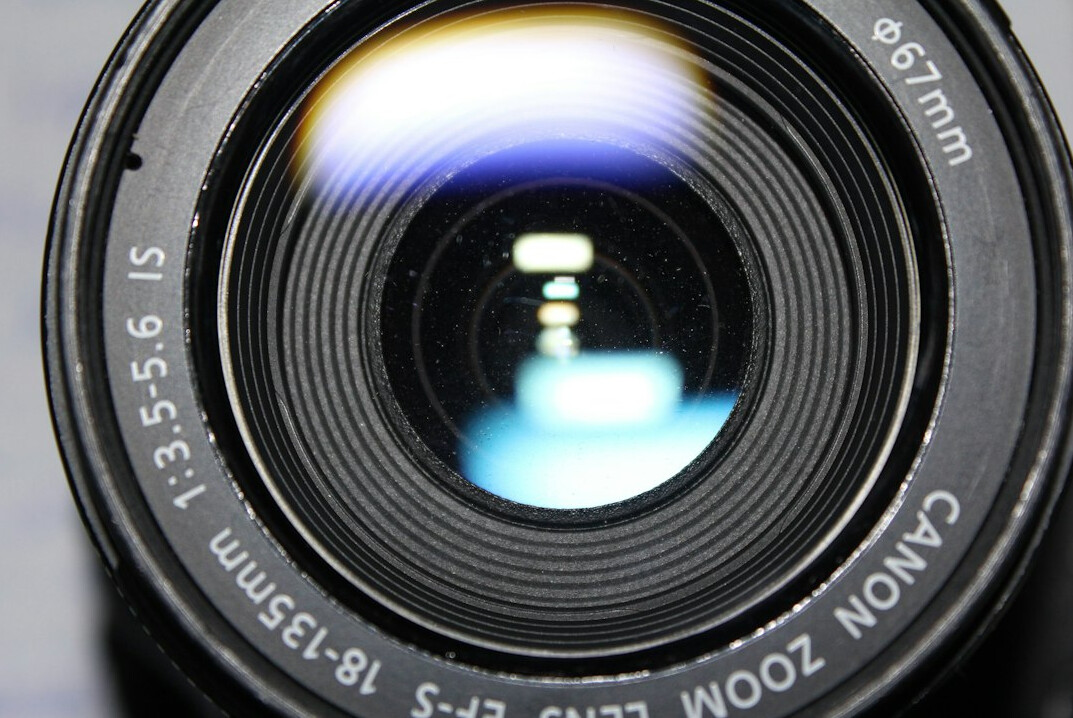 Close-up of a camera lens